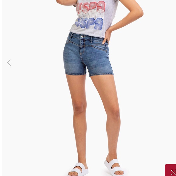 NWT US Polo High waisted shorts- 2 - Picture 1 of 3